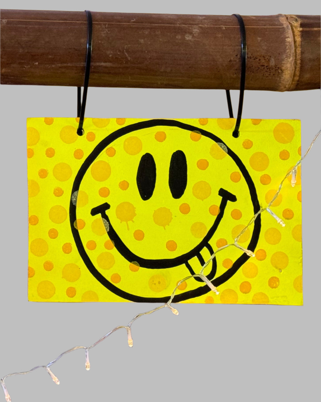 Smile:) your tongue is hanging out