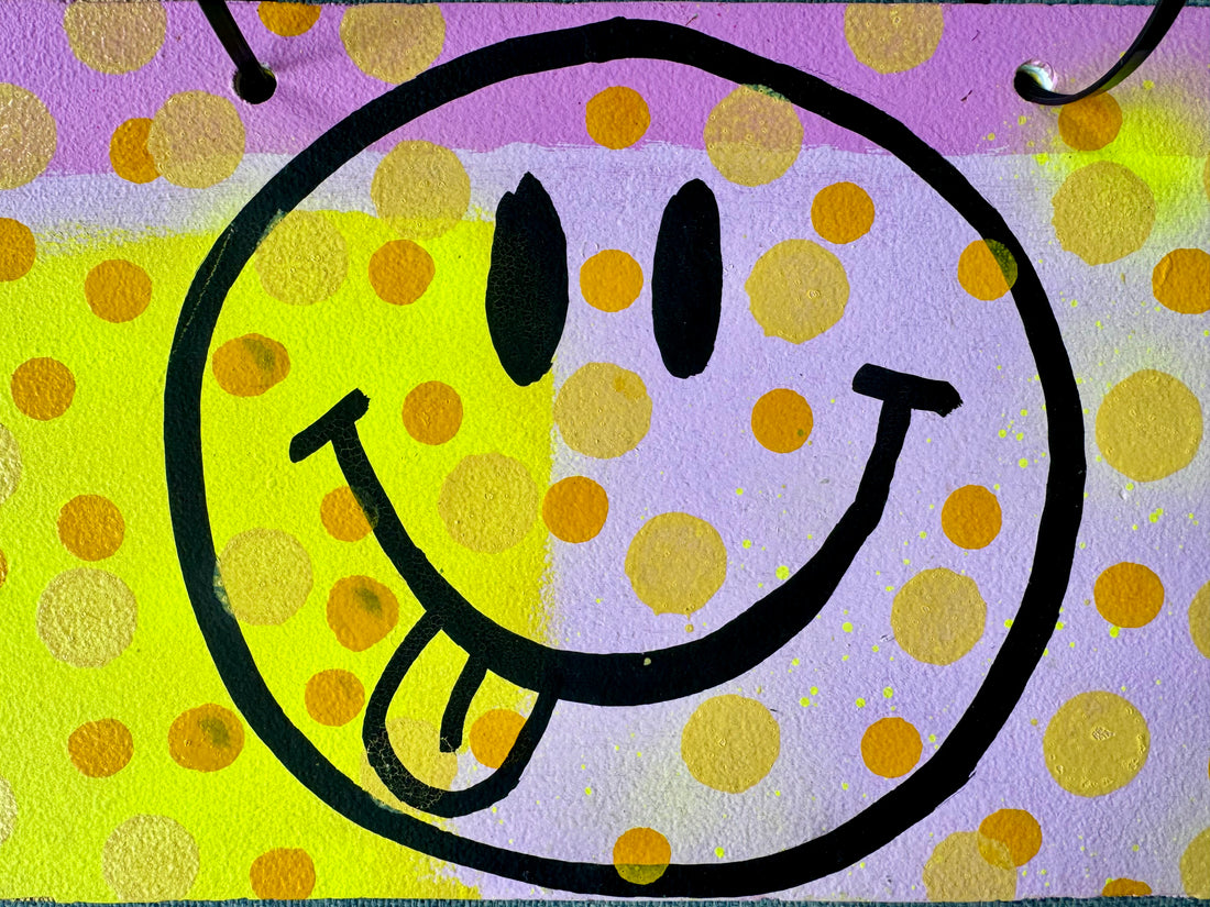 Smile:) your tongue is hanging out
