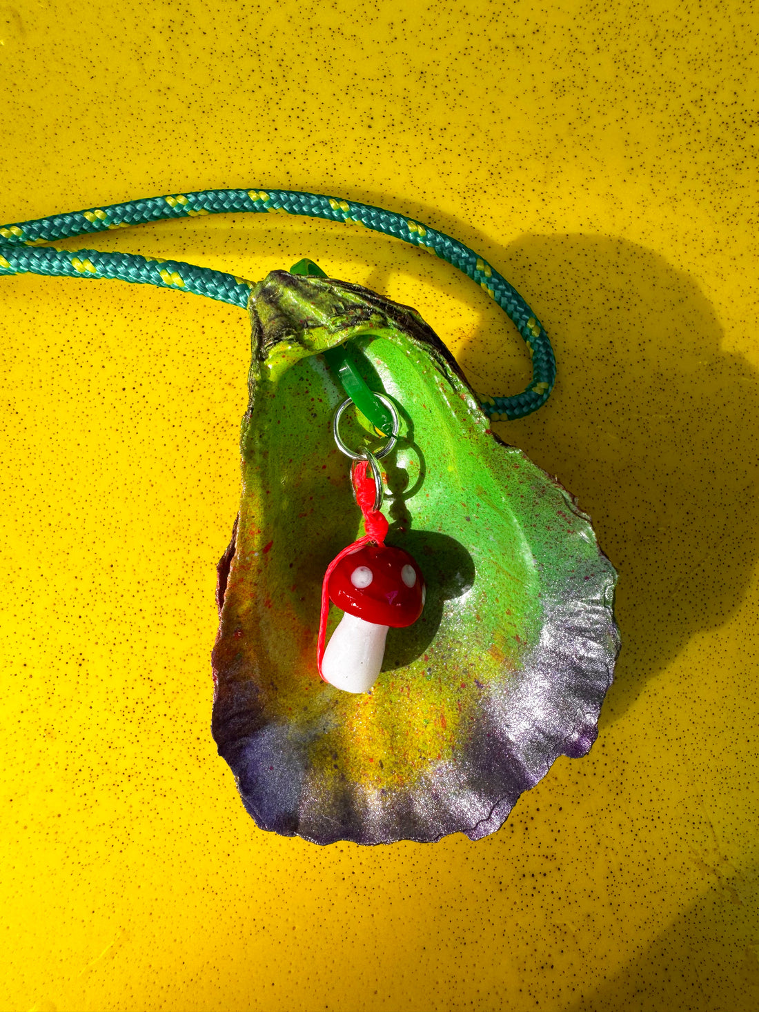 Jungle Shell Necklace - Mushroom