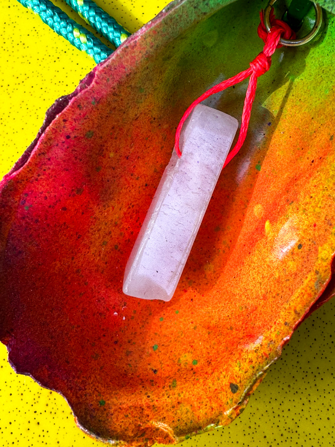 Jungle Shell Necklace - Quartz Crystal