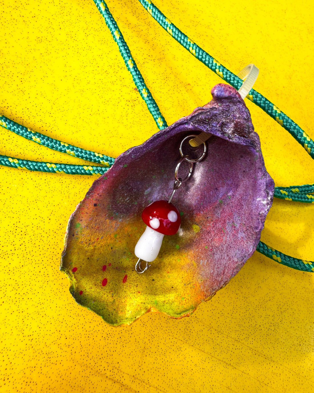 Jungle Shell Necklace - Mushroom
