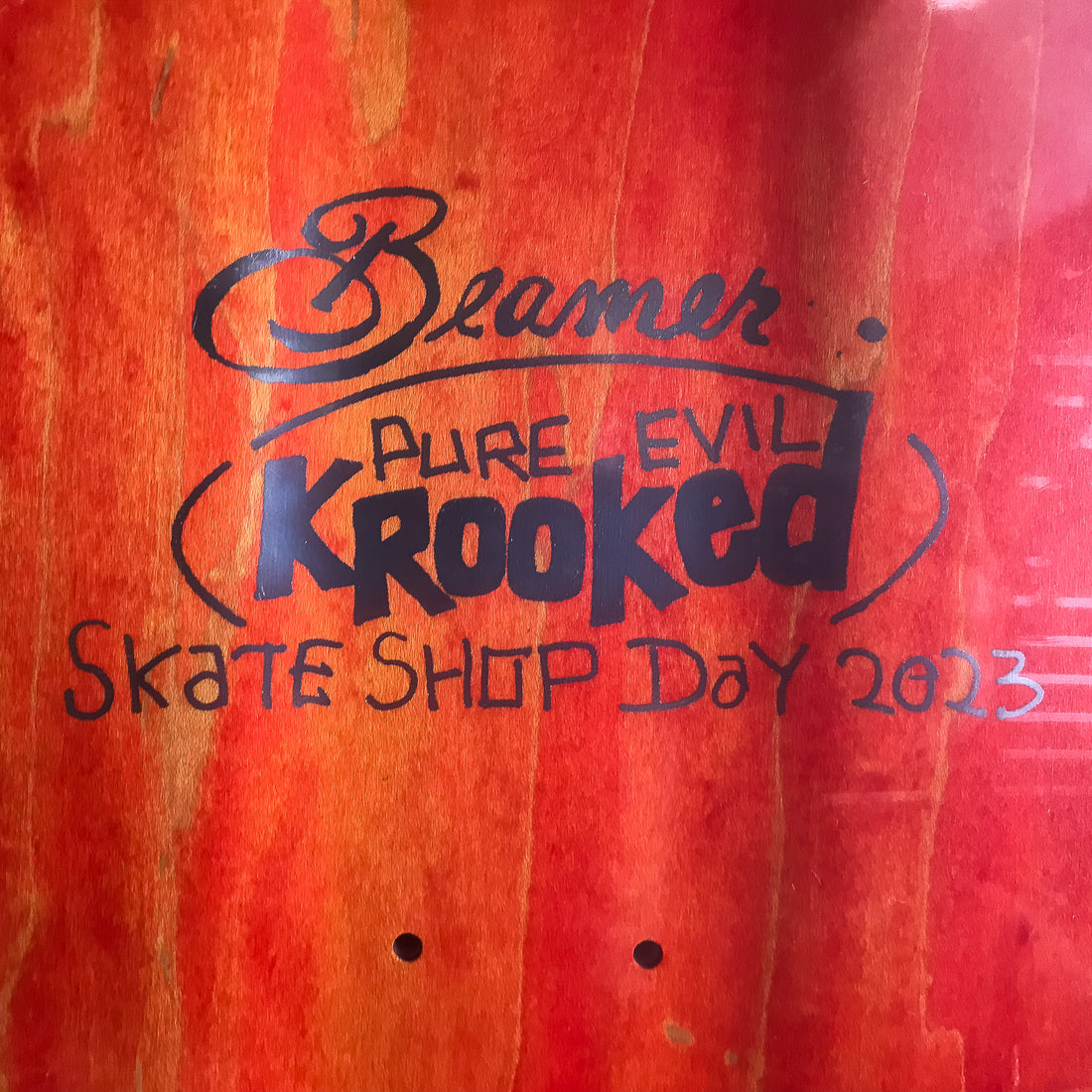 Mark Gonzales Krooked Pure Evil Beamer Skateboard
