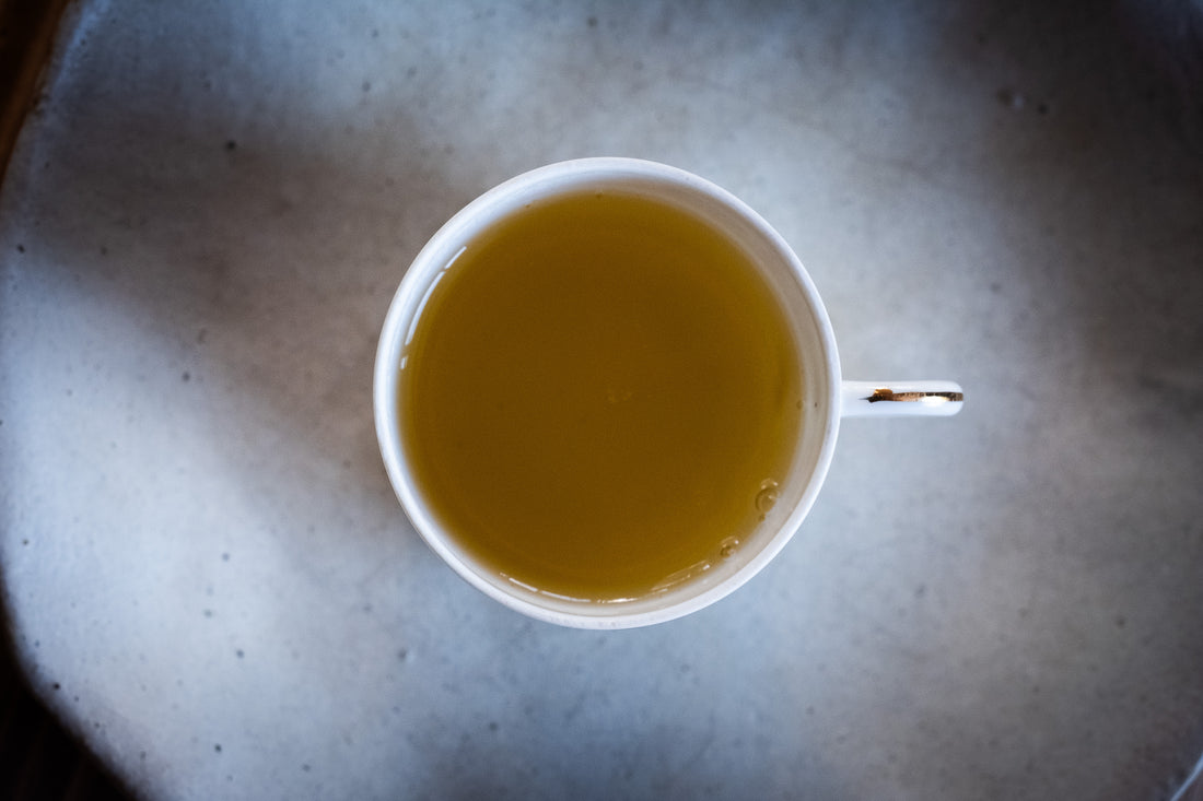 “ Beneath the Asphalt the Beach” Yun Wu Zhejiang Green tea cup by Amac HQ.