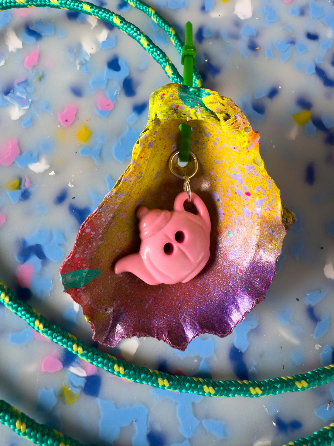 Jungle Shell Necklace - Teapot