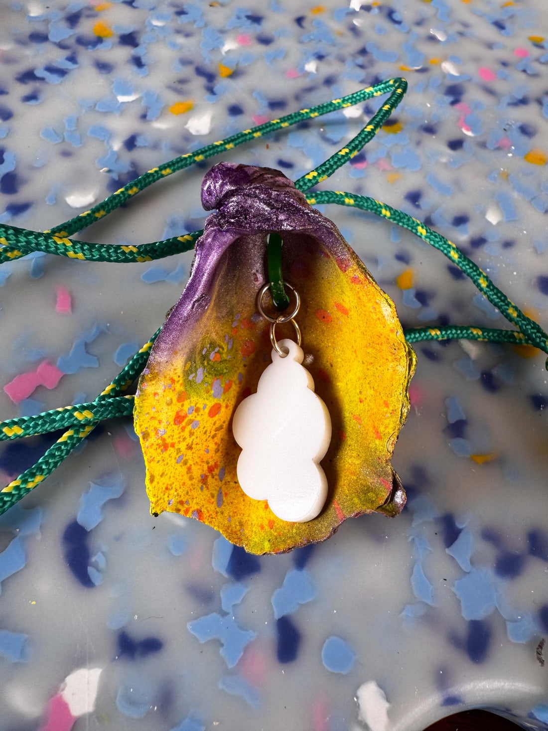 Jungle Shell Necklace - Cloud