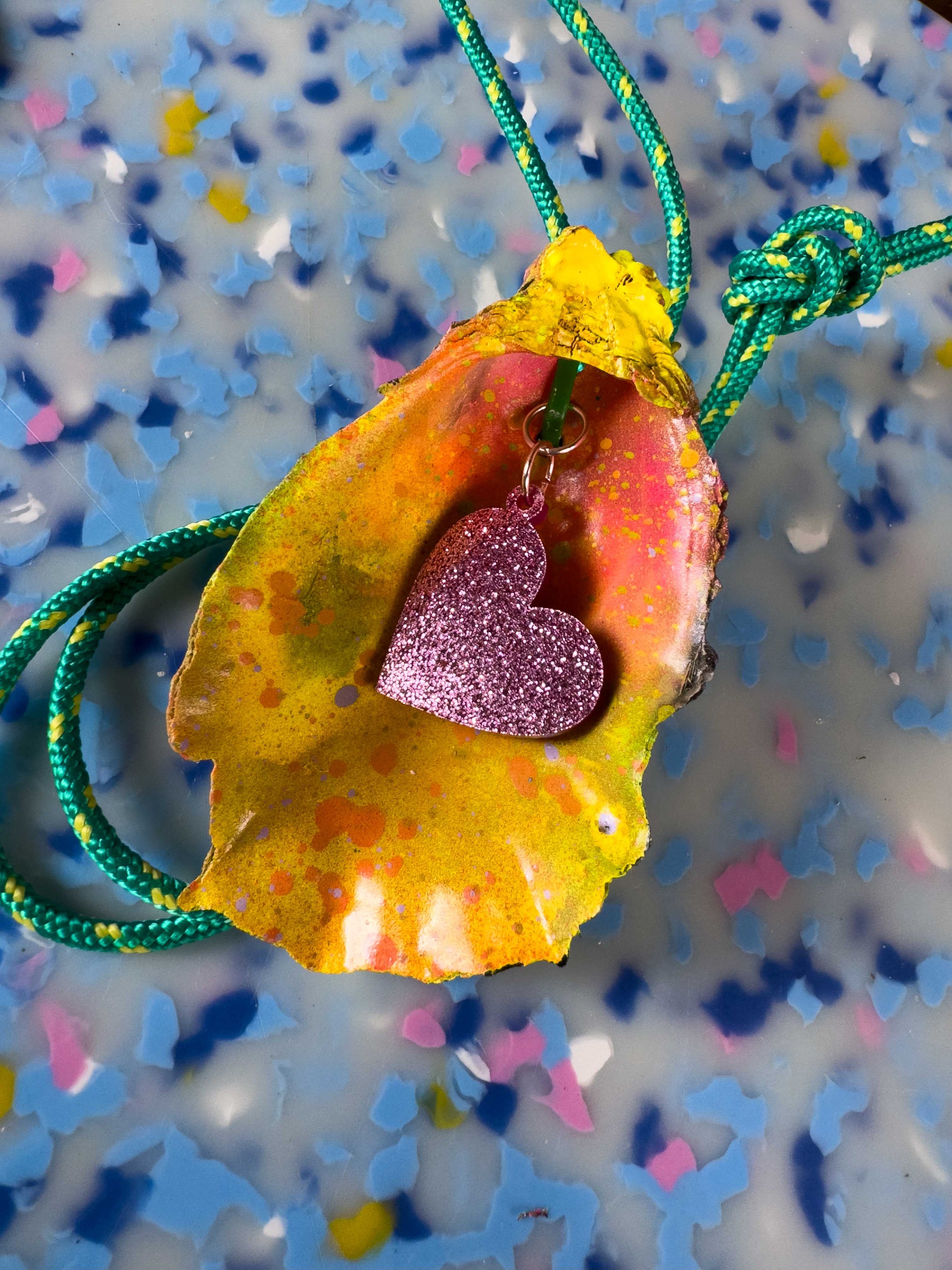 Jungle Shell Necklace - Heart