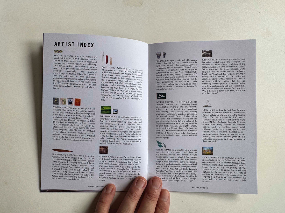 Art at Surf Hotel zine