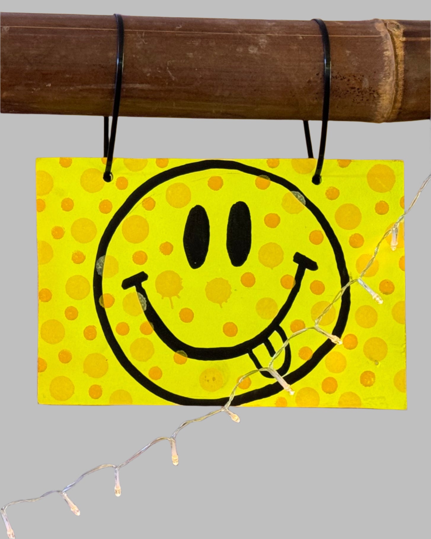 Smile:) your tongue is hanging out