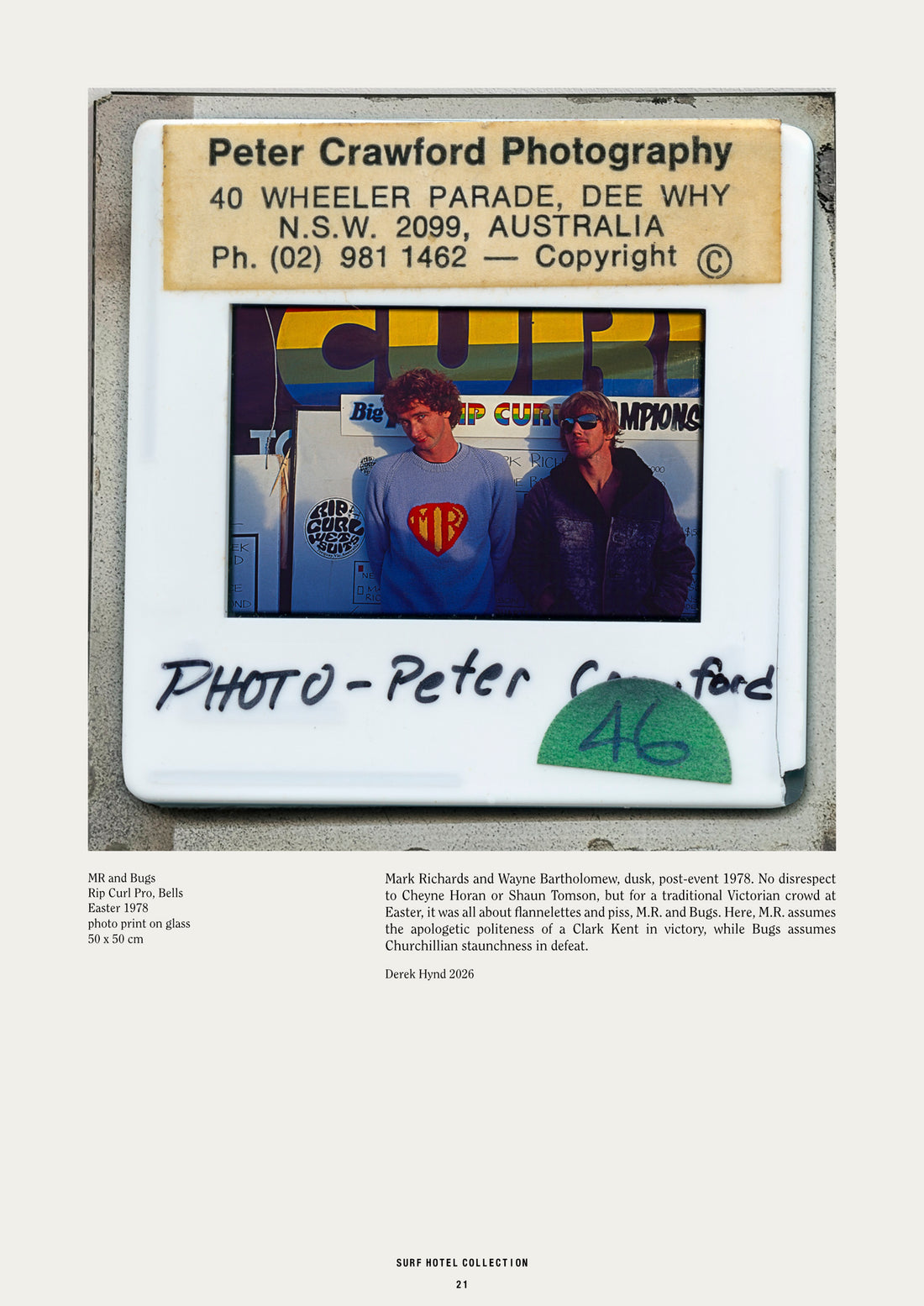 Peter Crawford Collection at Surf Hotel