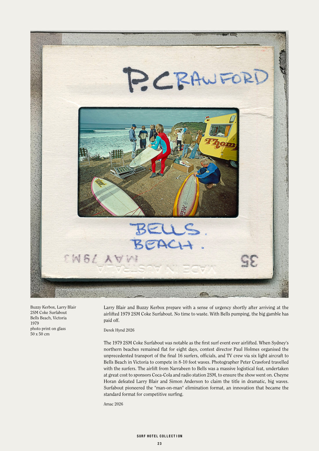Peter Crawford Collection at Surf Hotel