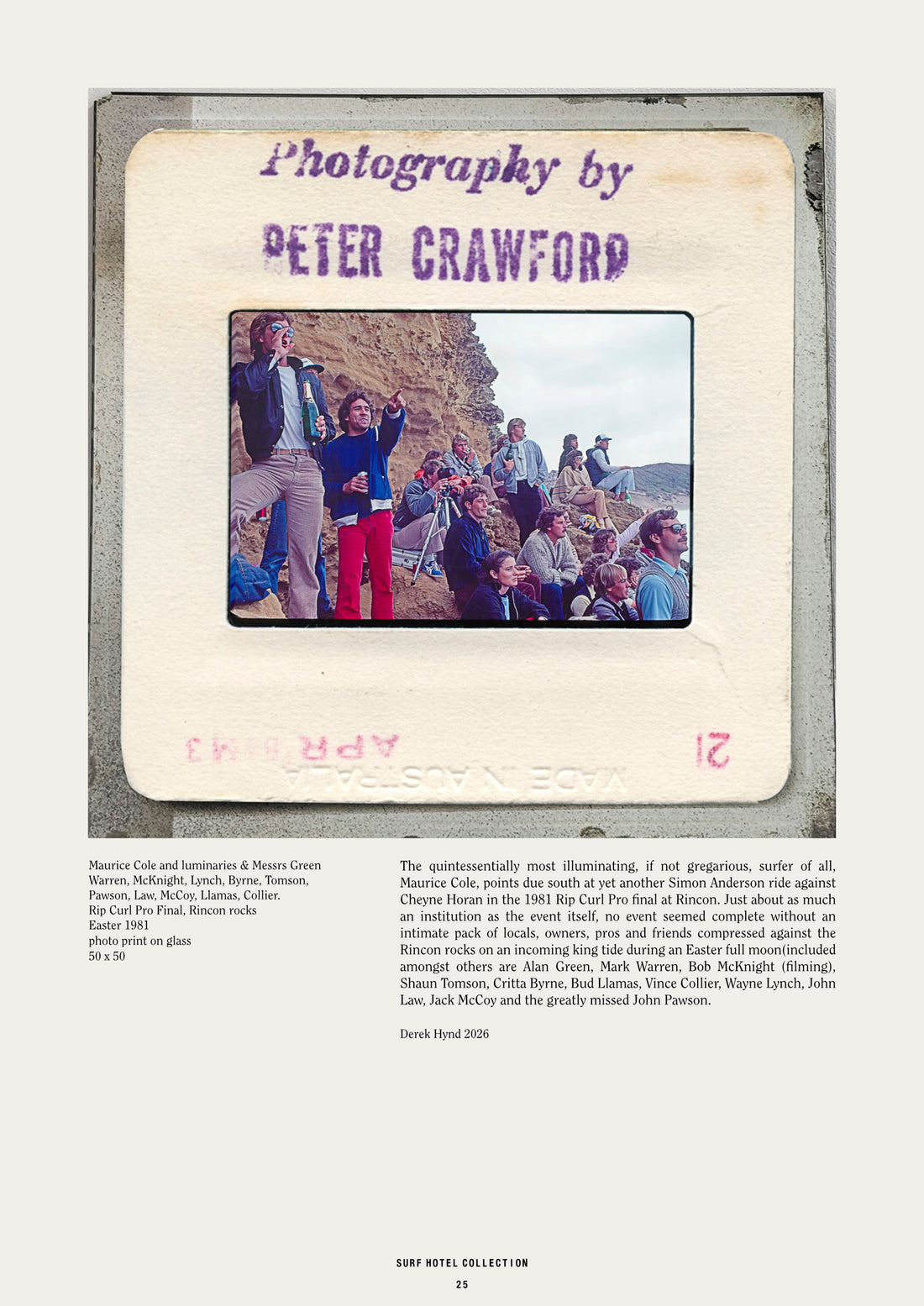 Peter Crawford Collection at Surf Hotel