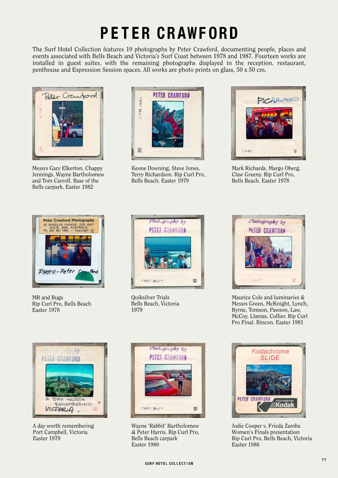 Surf Hotel Collection - Catalogue