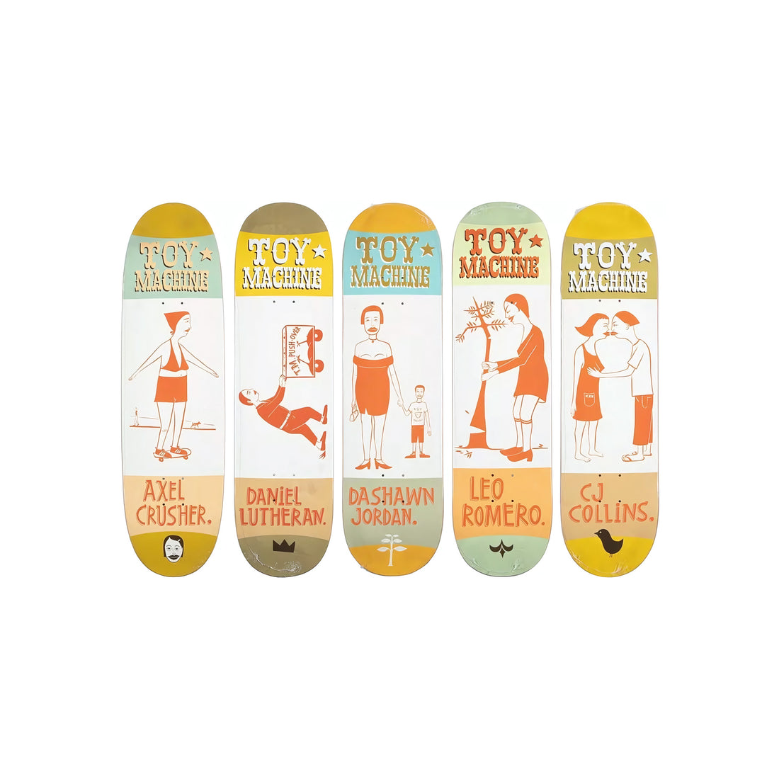 Margaret Kilgallen x Toy Machine Skateboard Set