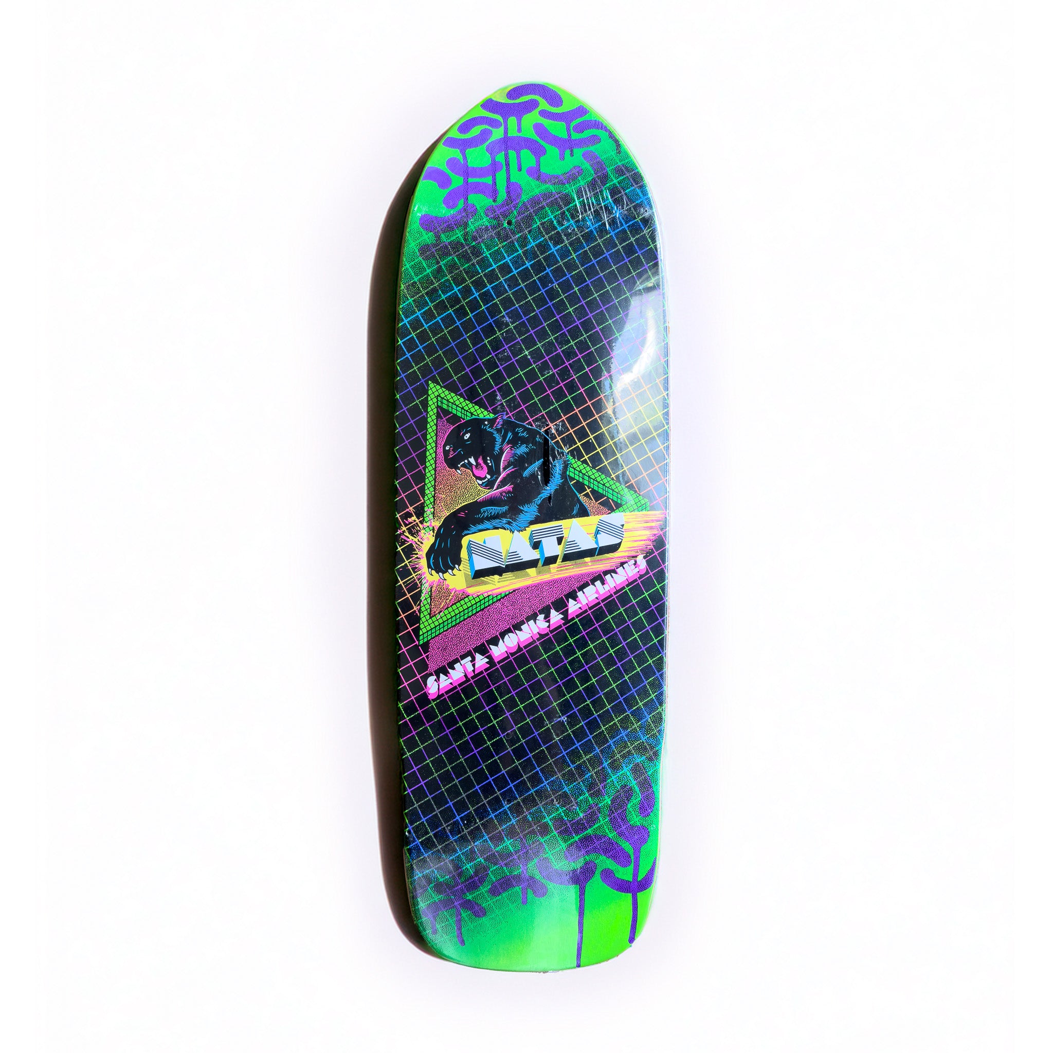 Natas Kaupas Santa Monica Airlines Neon Classic Skateboard